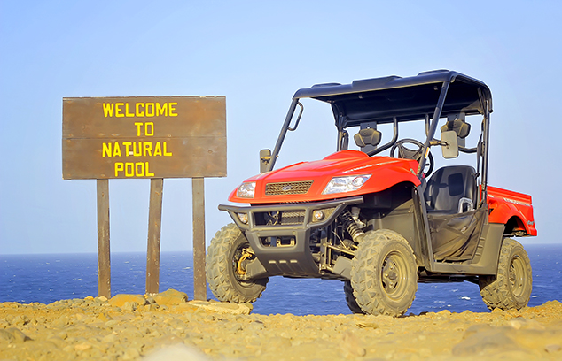 Aruba UTV Rental Natural Pool
